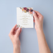 Pumpkin Fall Budget Bridal Dusche Einladungen Flyer (Gruppe)