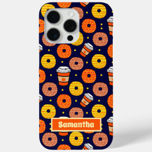Pumpkin Fall Donuts & Kaffee Erntedank Blau Case-Mate iPhone Hülle