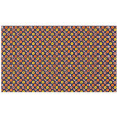 Pumpkin Fall Donuts & Kaffee Erntedank Blau Tischdecke (Vorderseite (Horizontal))