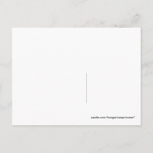 Pumpkin-Fall Ernte Packet Postkarte (Rückseite)