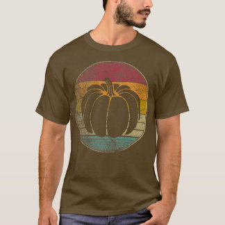 Pumpkin Fall Erntedank Vintag Not leidend Retro T-Shirt