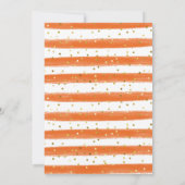 Pumpkin Fall Festival Watercolor Einladung (Rückseite)