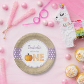 Pumpkin Fall First Birthday Party Paper Teller (Party)