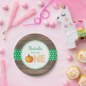 Pumpkin Fall First Birthday Party Paper Teller (Party)