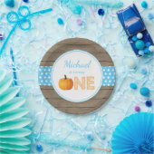 Pumpkin Fall First Birthday Party Paper Teller (Party)