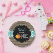 Pumpkin Fall First Birthday Party Paper Teller (Party)