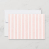 Pumpkin Fall Floral Baby Shower Thank You Card Dankeskarte (Rückseite)