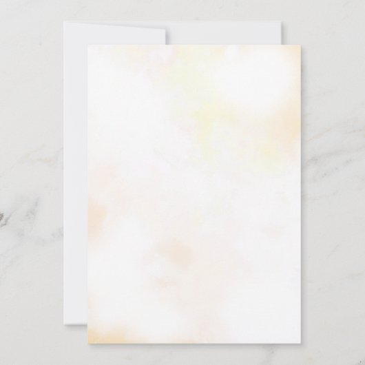 Pumpkin Fall Floral Harvest Erntedank Dinner Einladung (Rückseite)