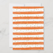 Pumpkin Fall Friendsgiving Dinner Aquarell Einladung (Rückseite)