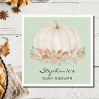 Pumpkin Fall Green Baby Dusche
