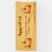 Pumpkin Fall Harvest Festival Banner (Vertikal)