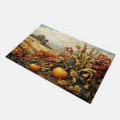 Pumpkin Fall Harvest Fußmatte (Schrägansicht)