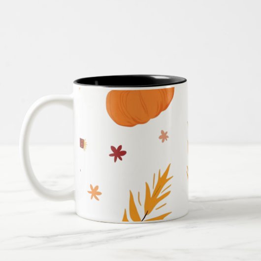 Pumpkin Fall Harvest Tasse (Links)