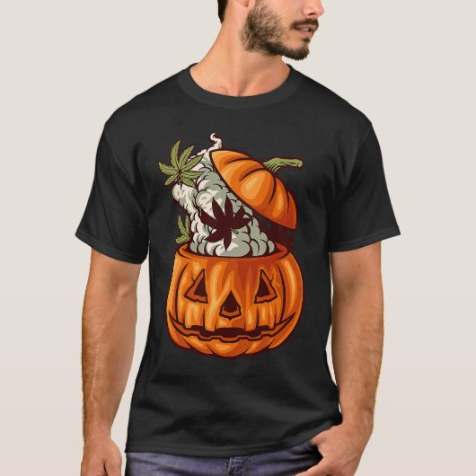Pumpkin Fall Magic Theme Party Costume Happy Hallo T-Shirt (Vorderseite)