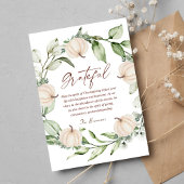 Pumpkin Fall Moderner Rustikaler Erntedank Feiertagskarte