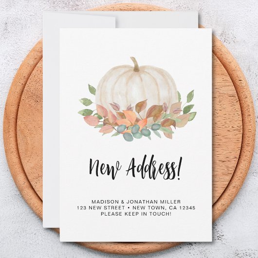 Pumpkin Fall Moving Ankündigung