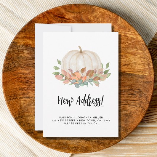 Pumpkin Fall Moving Ankündigung
