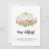 Pumpkin Fall Moving Ankündigung (Vorderseite)