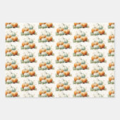 Pumpkin Fall Neutral Baby Dusche Geschenkpapier Set (Vorderseite)