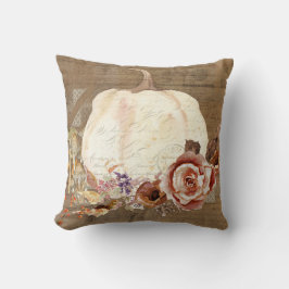 Pumpkin Fall Orange Floral Pilze Kernpunkt Kissen