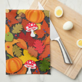 Pumpkin Fall Pattern Geschirrtuch (Viertel Falte)