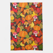 Pumpkin Fall Pattern Geschirrtuch (Vertikal)
