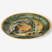 Pumpkin Fall Personalisiertes Party Pappteller (Schrägansicht)