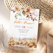 Pumpkin Fall Picnic Einladung