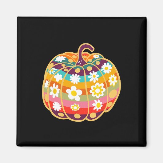 Pumpkin Fall Saison Herbst Halloween Erntedank Magnet (Vorne)