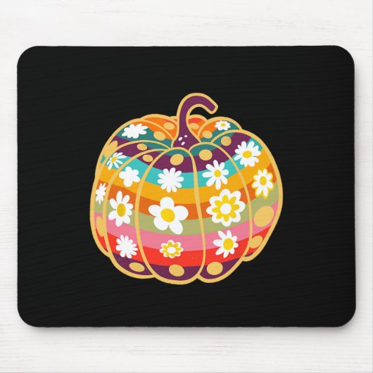 Pumpkin Fall Saison Herbst Halloween Erntedank Mousepad (Vorne)