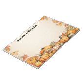 Pumpkin Fall Themed Notizblock (angewinkelt)