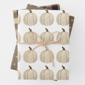 Pumpkin Fall Wrapping Paper Sheets Geschenkpapier Set (Beispiel)