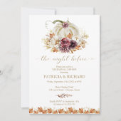 Pumpkin fällt die Nacht vor dem Abendessen der Pro Einladung (Vorderseite)