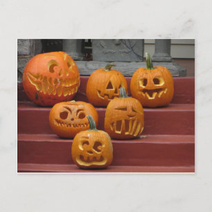 Pumpkin-Familie Postkarte