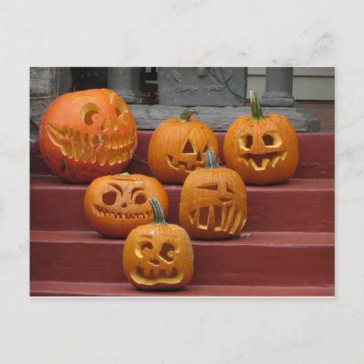 Pumpkin-Familie Postkarte (Vorderseite)