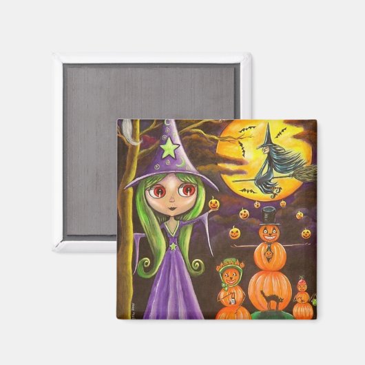 Pumpkin Family Magnet (Vorderseite/Rückseite)