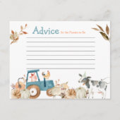 Pumpkin Farm Animal Tractor Begleitkarte (Vorderseite)