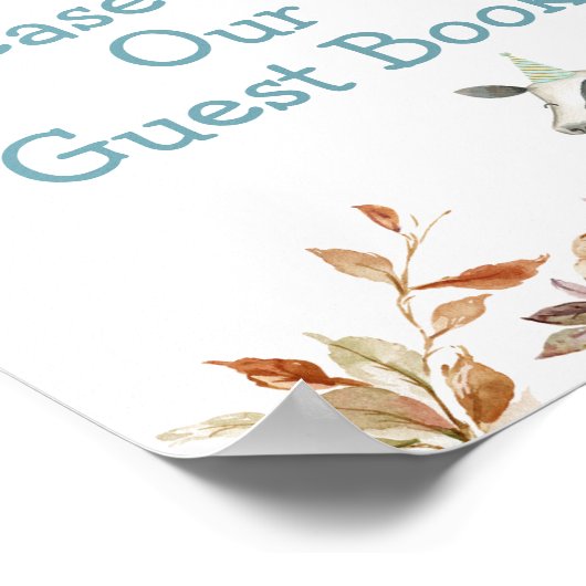 Pumpkin Farm Animal Tractor Bitte Unterschreiben S Poster (Ecke)