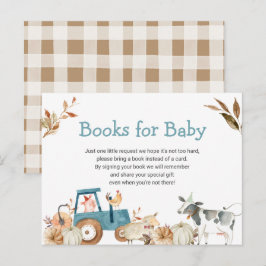 Pumpkin Farm Animal Tractor Books for Baby Postkarte
