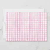 Pumpkin Farm Barnyard Fall Girl Party Geburtstag Einladung (Rückseite)