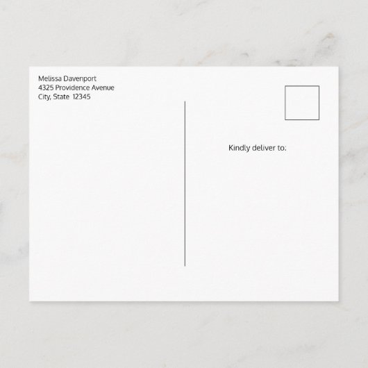 Pumpkin Farm Fall Harvest Erntedank Einladungspostkarte (Rückseite)