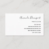 Pumpkin Farm Fall Harvest Erntedank Visitenkarte (Rückseite)