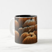 Pumpkin Festival Zwei-Tone-Kaffee-Tasse Zweifarbige Tasse (Vorderseite Links)