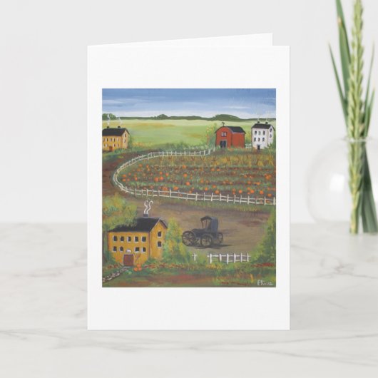 Pumpkin Fields Karte (Vorderseite)