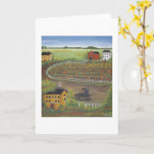 Pumpkin Fields Karte (Gelbe Blume)