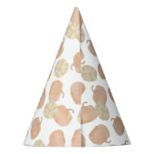 Pumpkin First Birthday Party Hats Partyhütchen (Rückseite)
