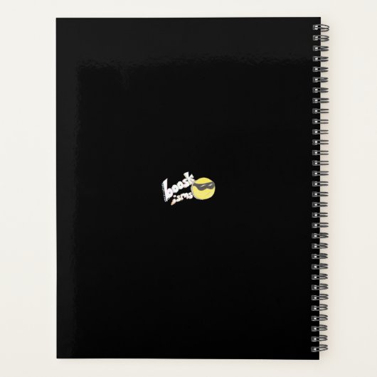 Pumpkin, flammender Schädel Planer (Rückseite)