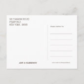 Pumpkin & Fledermäuse, Einladung zum Halloween-Par (Rückseite)