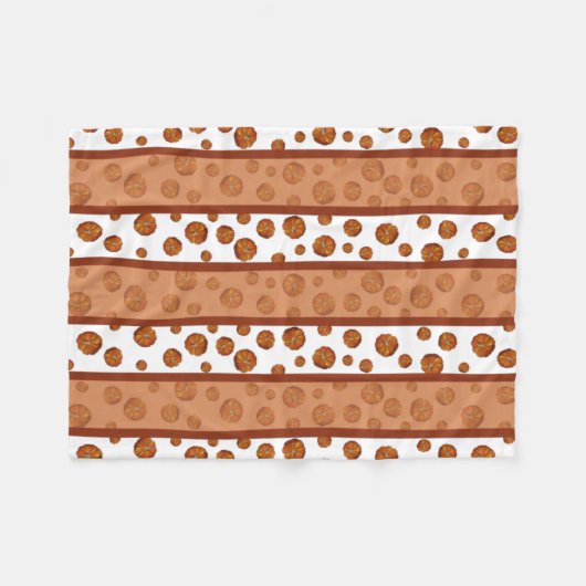 Pumpkin Fleece Blanket (Vorderseite (Horizontal))