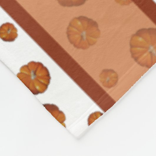 Pumpkin Fleece Blanket (Ecke)